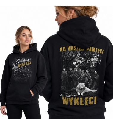 Damska bluza z kapturem ŻOŁNIERZE WYKLĘCI